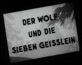 Der Wolf und die sieben Geißlein 1