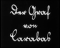 Der Graf von Carabas 1