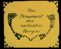 Das Ornament des verliebten Herzens 1